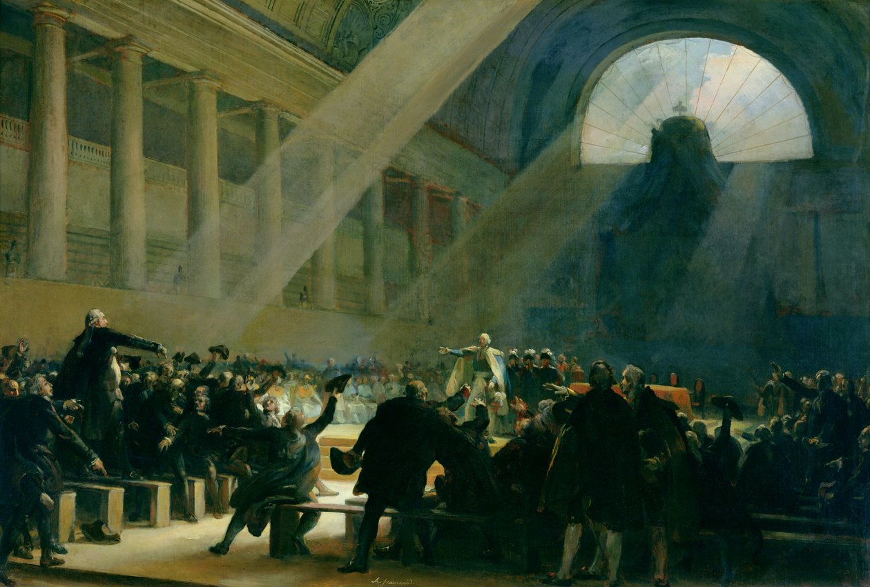 Mirabeau, 23 Haziran 1789, 1830 Ulusal Meclis Toplantısında Dreux-Breze
