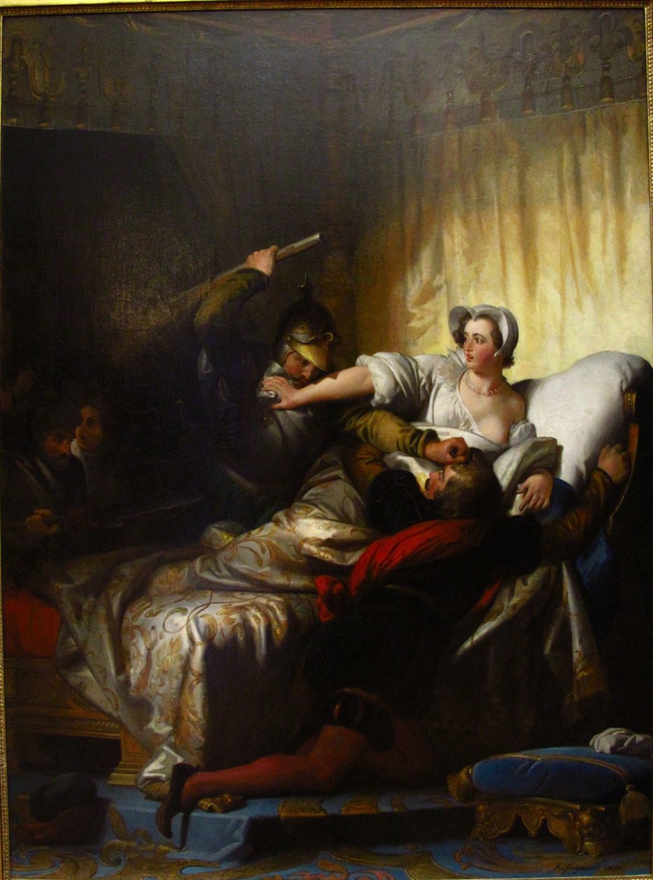 Saint-Barthélémy sahnesi by Alexandre Evariste Fragonard