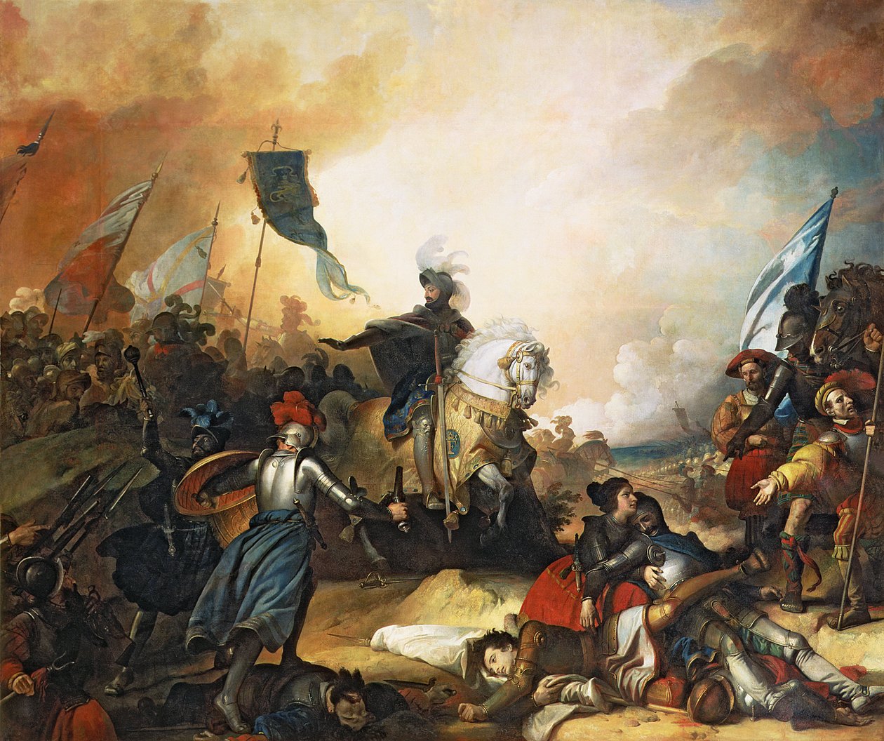 Marignan Savaşı, 14 Eylül 1515, 1836 by Alexandre Evariste Fragonard