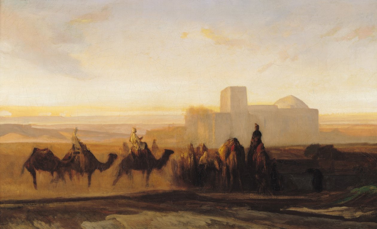 The Caravan  by Alexandre Gabriel Decamps