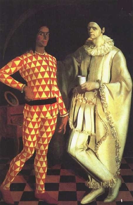 1914. n İngilizce: Pierrot & A by Alexandre Jacovleff