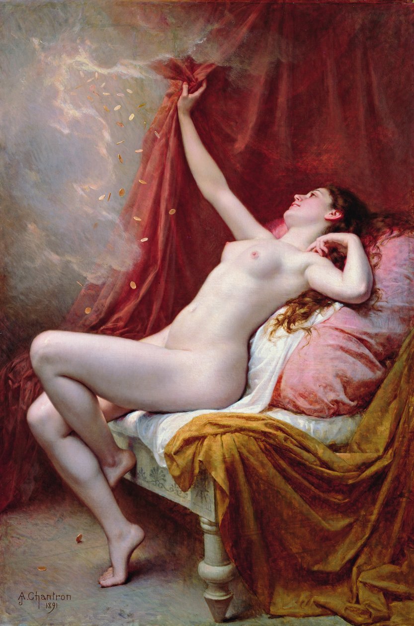 Danae, 1891 by Alexandre Jacques Chantron