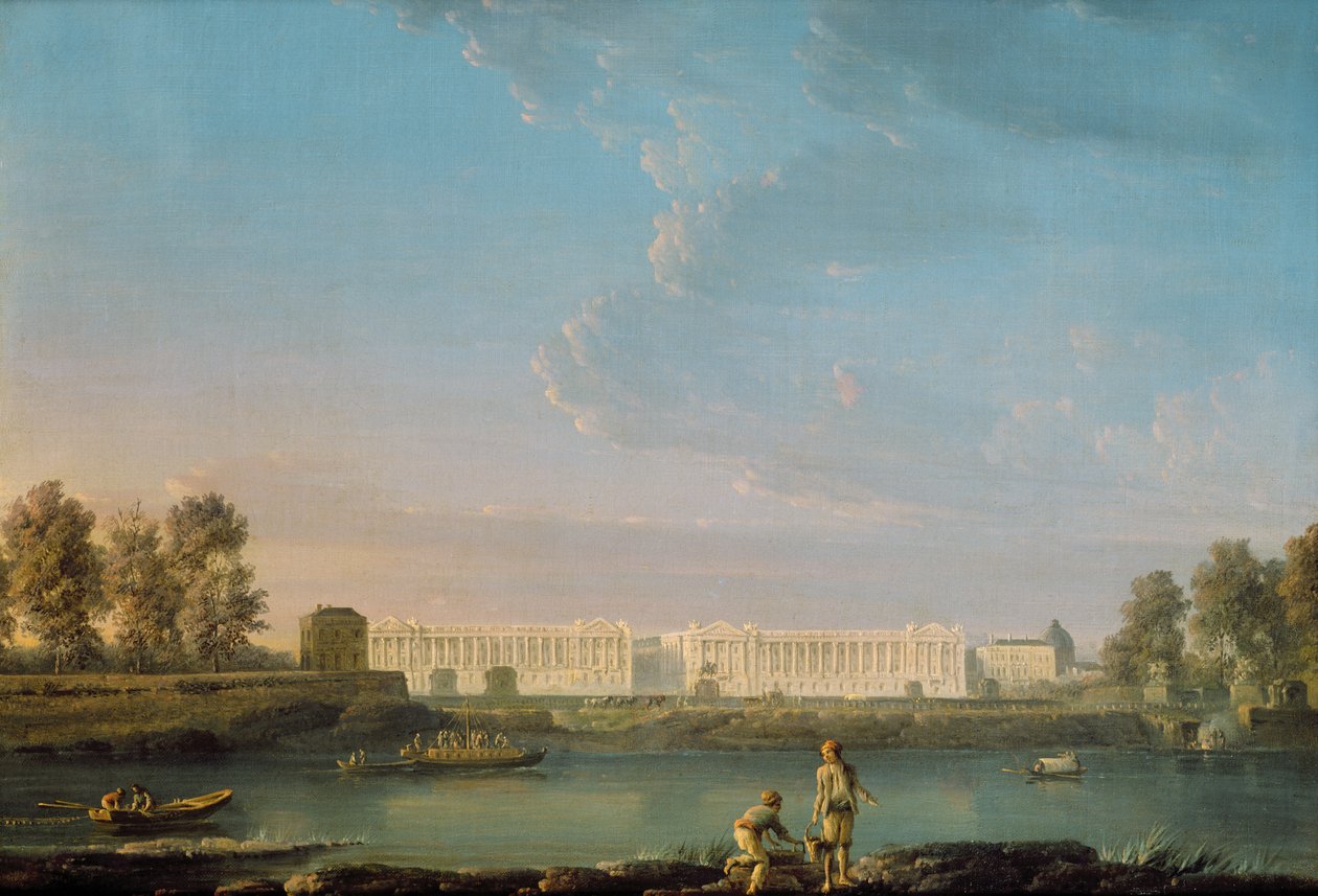 Louis XV, c.1779 yerleştirin by Alexandre Jean Noel