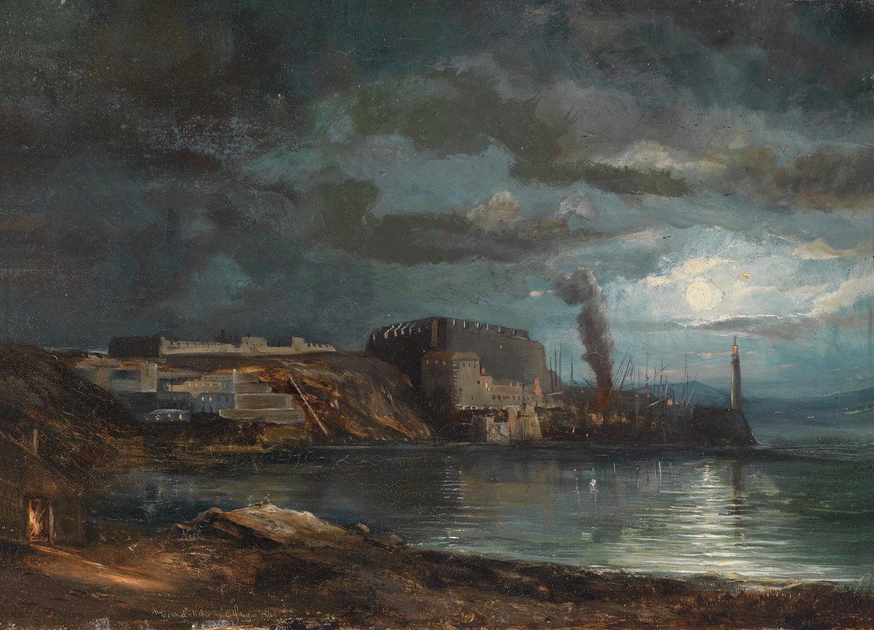 Blick auf Mers el Kebir an der Nordwestküste Algeriens by Alexandre Jean Noel