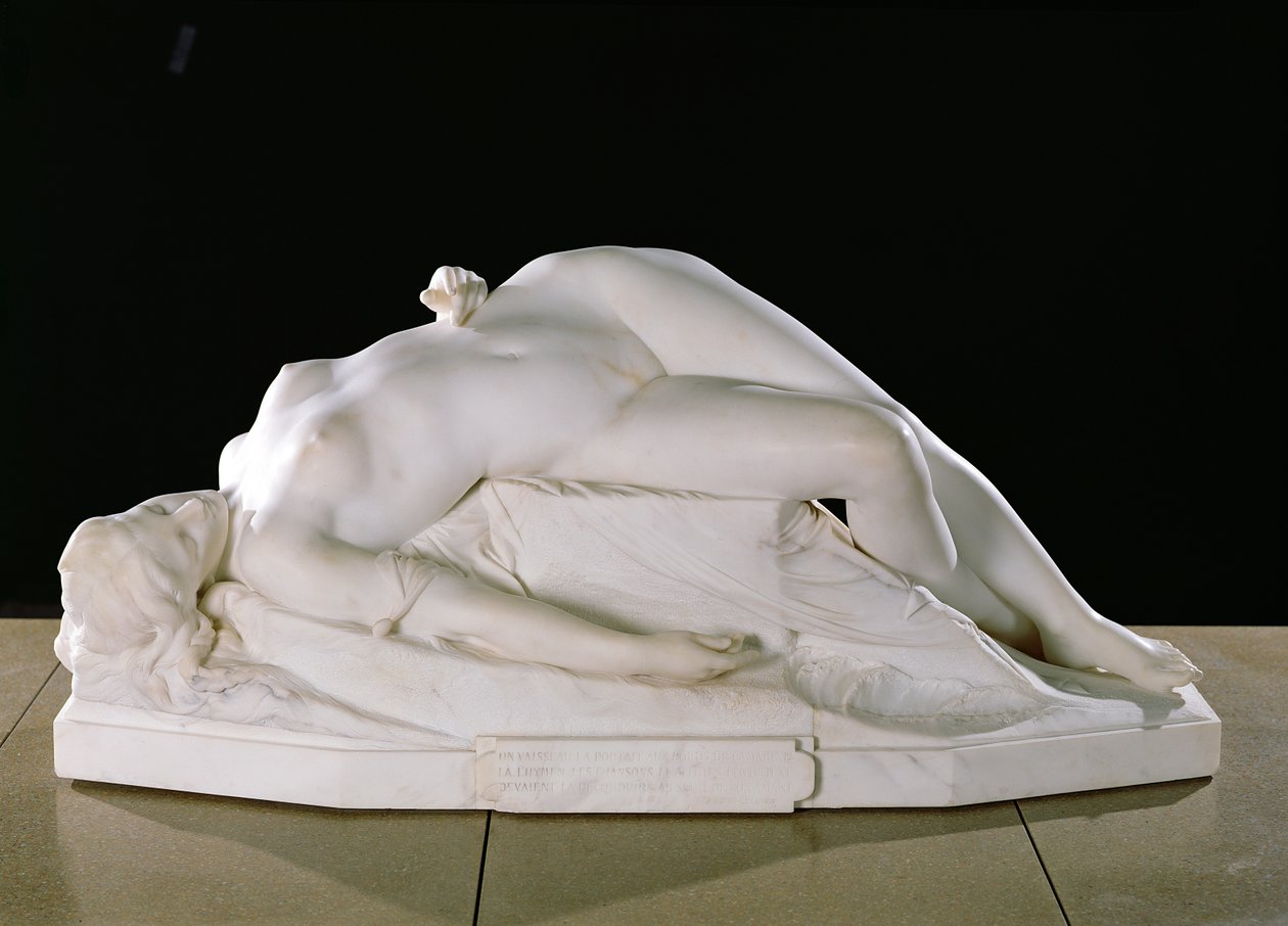 Tarentolu Genç Kız, 1871 (mermer) by Alexandre Schoenewerk