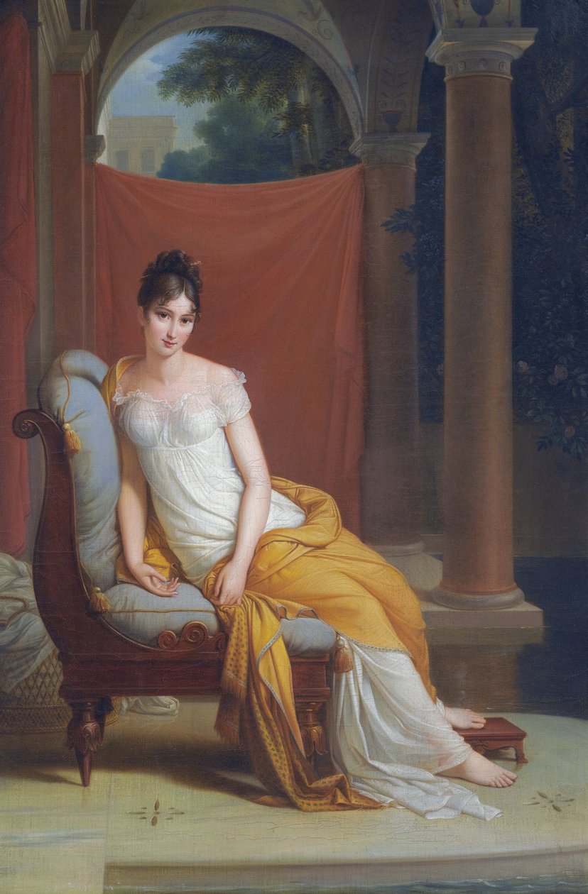 Madam Recamier (1777-1849) by Alexandre Evariste Fragonard