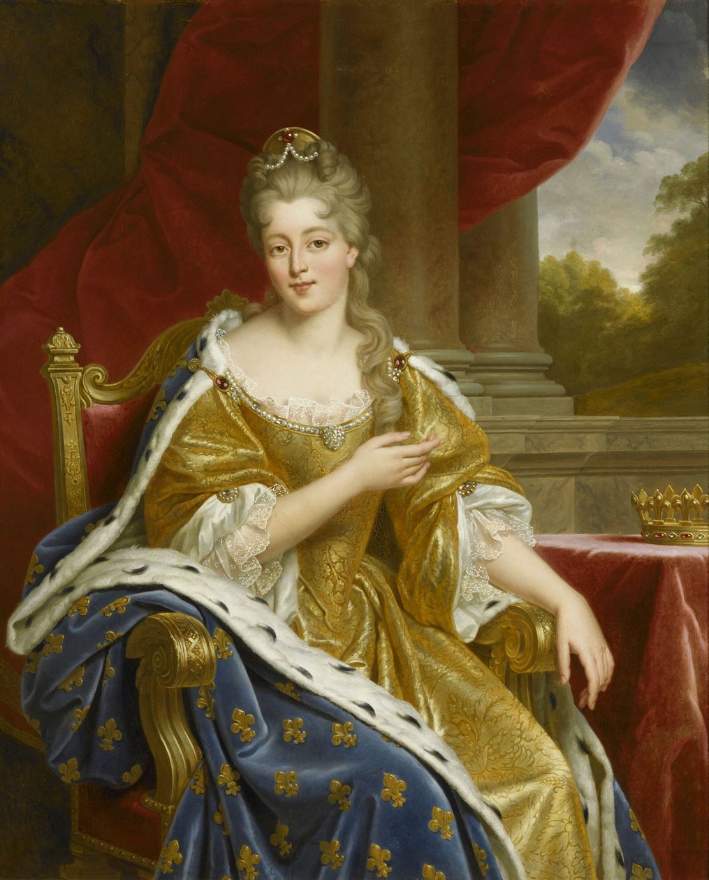 Françoise-Marie de Bourbon, Matmazel de Blois, Orléans Düşesi by Alexandre-Francois Caminade