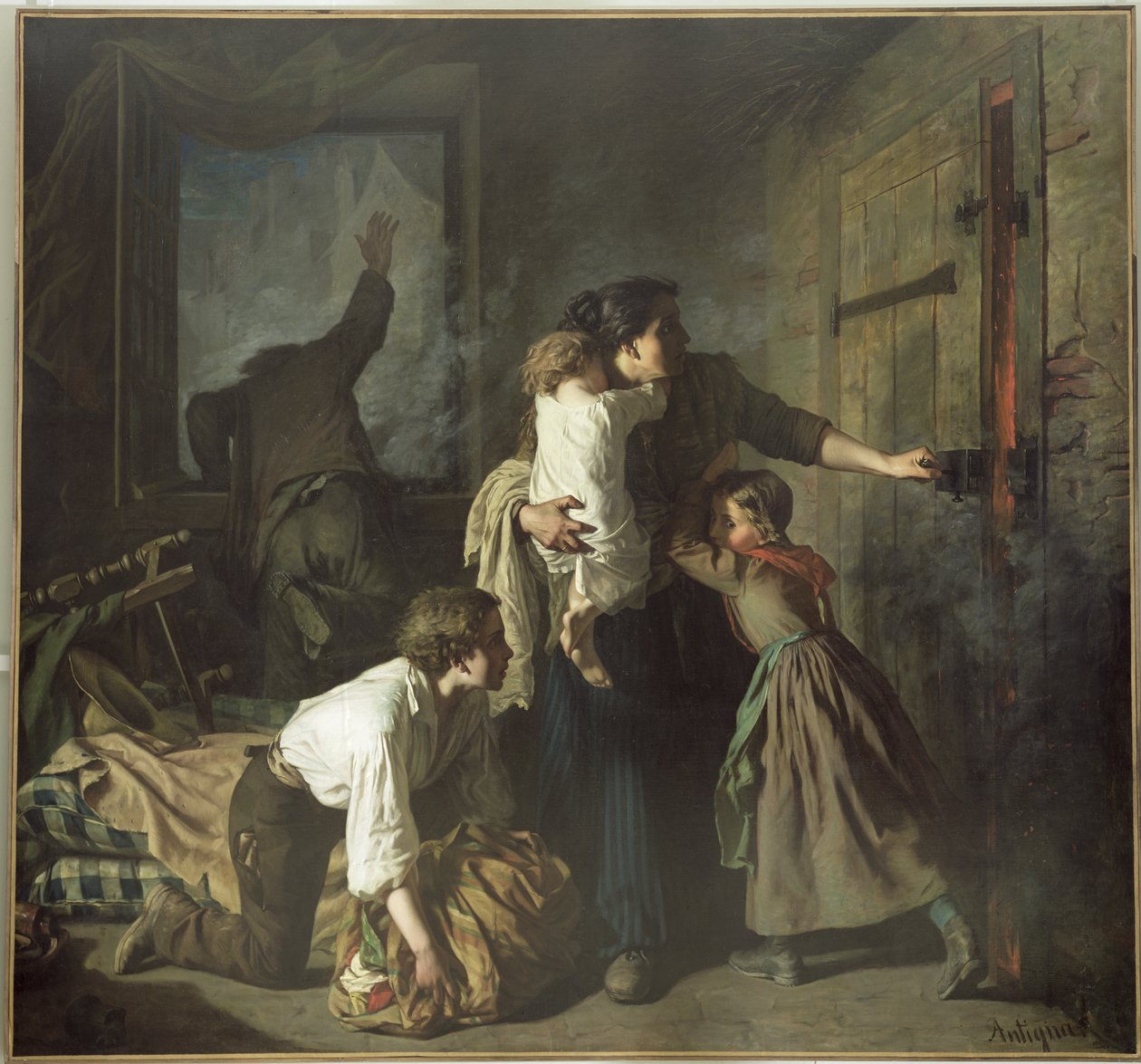 Ateş, 1850 by Alexandre Antigna