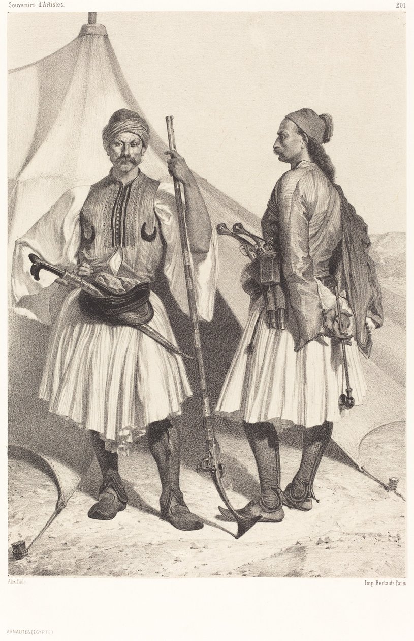 Arnautes, Mısır (Arnavutlar, Mısır) by Alexandre Bida