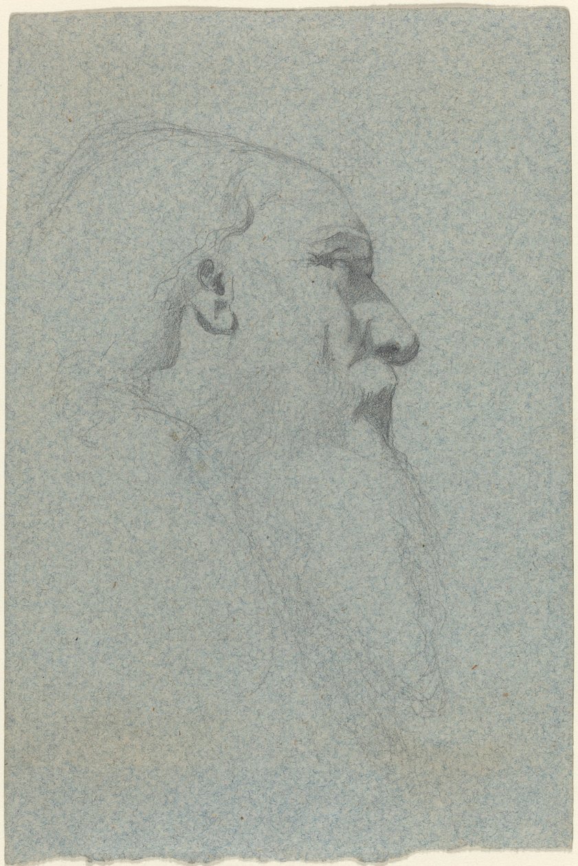 Sağa Bakan Sakallı Bir Adamın Başı by Alexandre Bida