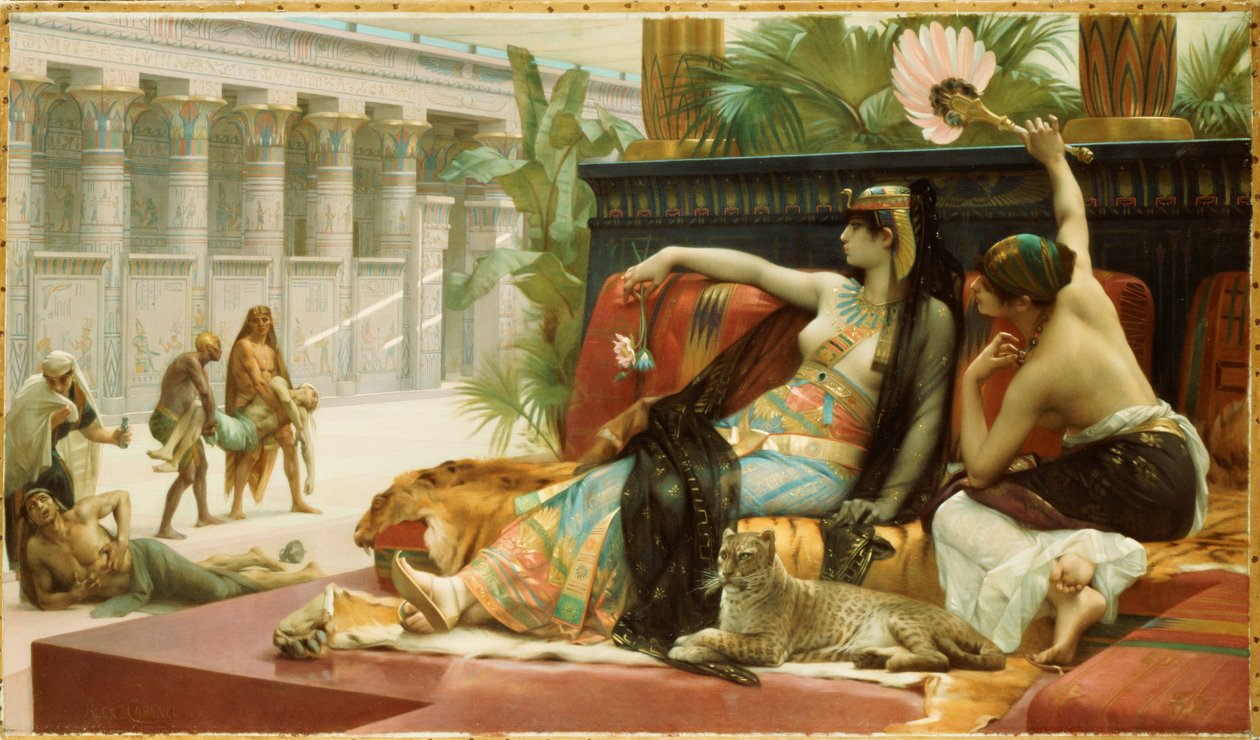Kleopatra, Mahkum Köleler Üzerinde Zehir Testi, 1887 by Alexandre Cabanel