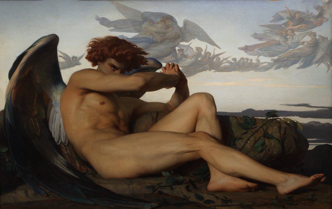 Düşmüş Melek, 1847. by Alexandre Cabanel