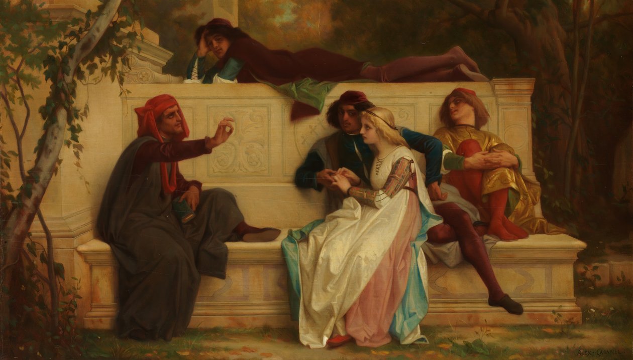 Floransalı Şair, 1861. by Alexandre Cabanel