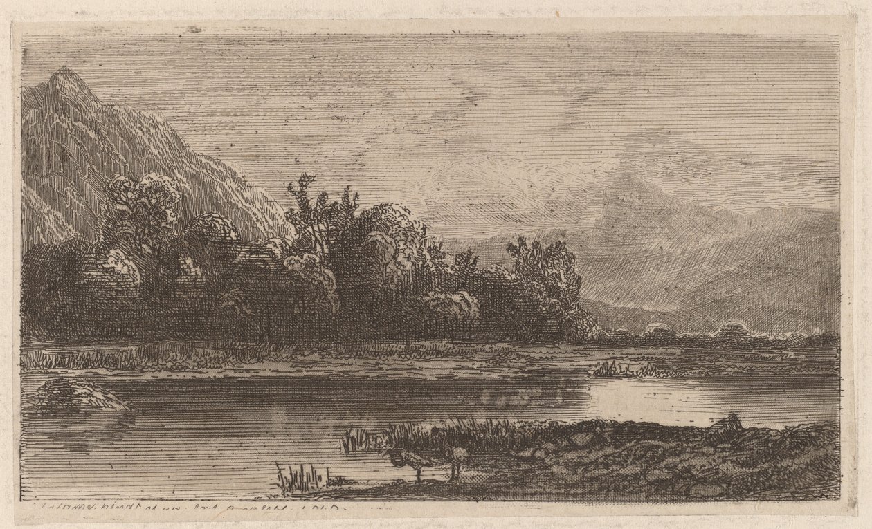 Dağ Gölü by Alexandre Calame