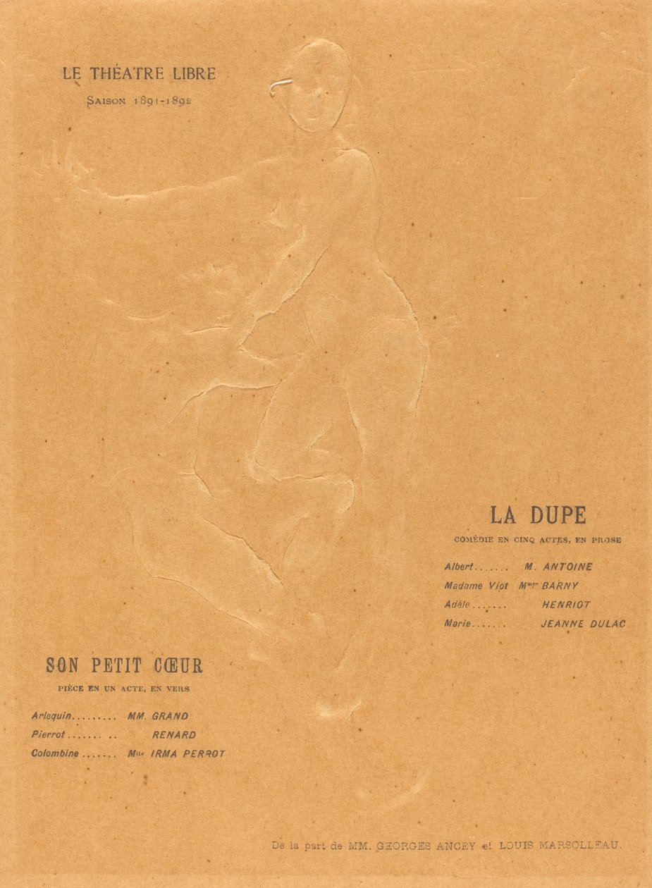 Dupe; onun küçük kalbi by Alexandre Charpentier