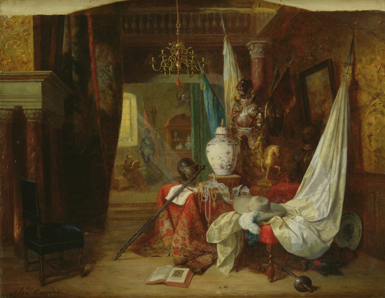 İç mekan, romantik süs by Alexandre Couder