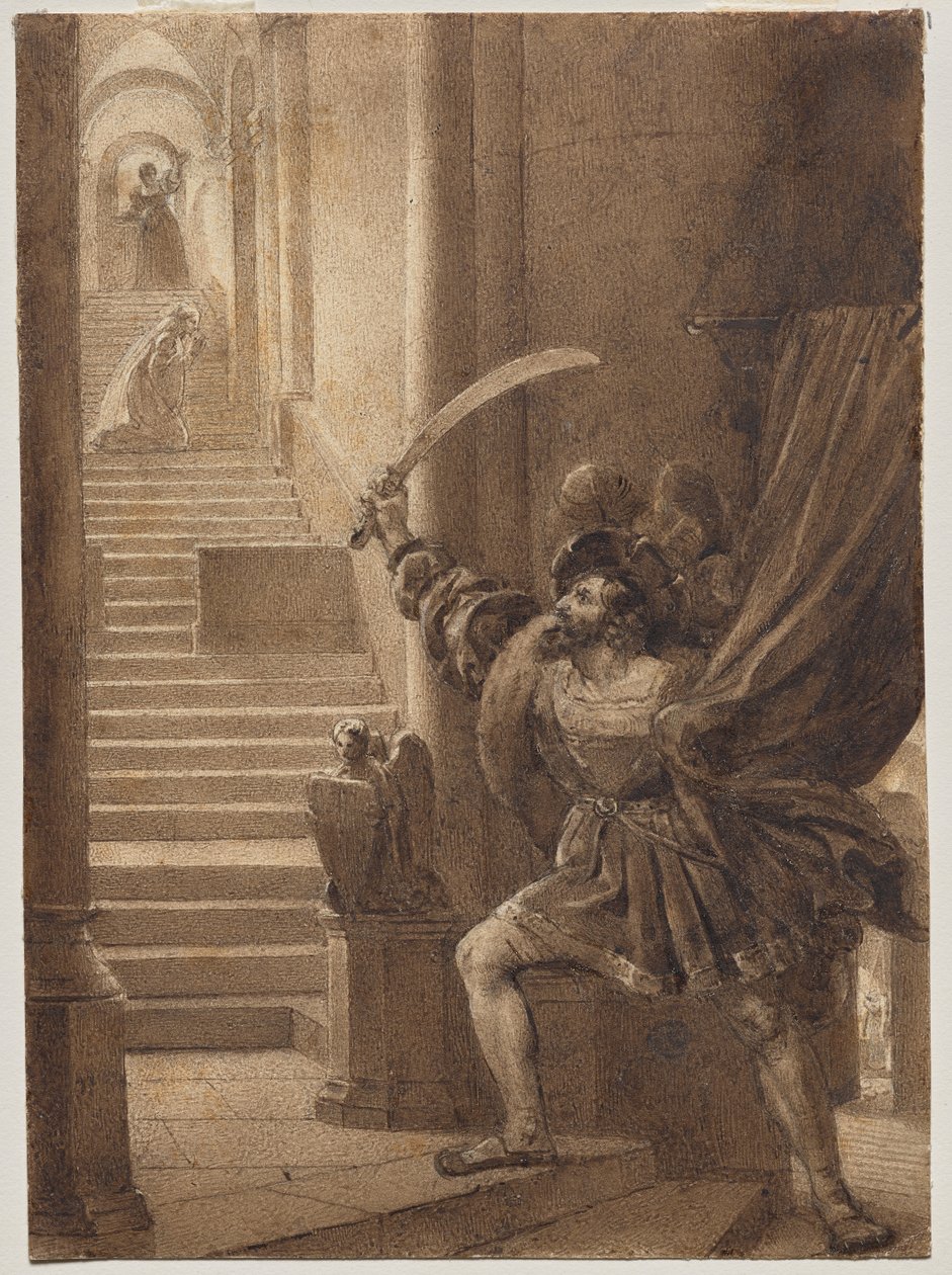 François I Kılıcını Sallıyor by Alexandre Evariste Fragonard