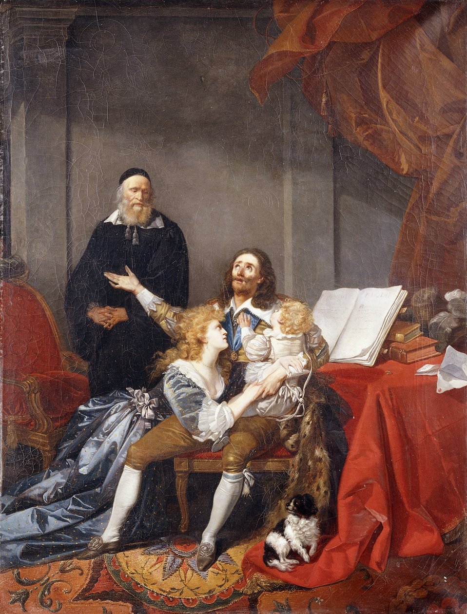 Kral Charles, idamından önce Ailesinden Ayrılırken, by Alexandre Evariste Fragonard