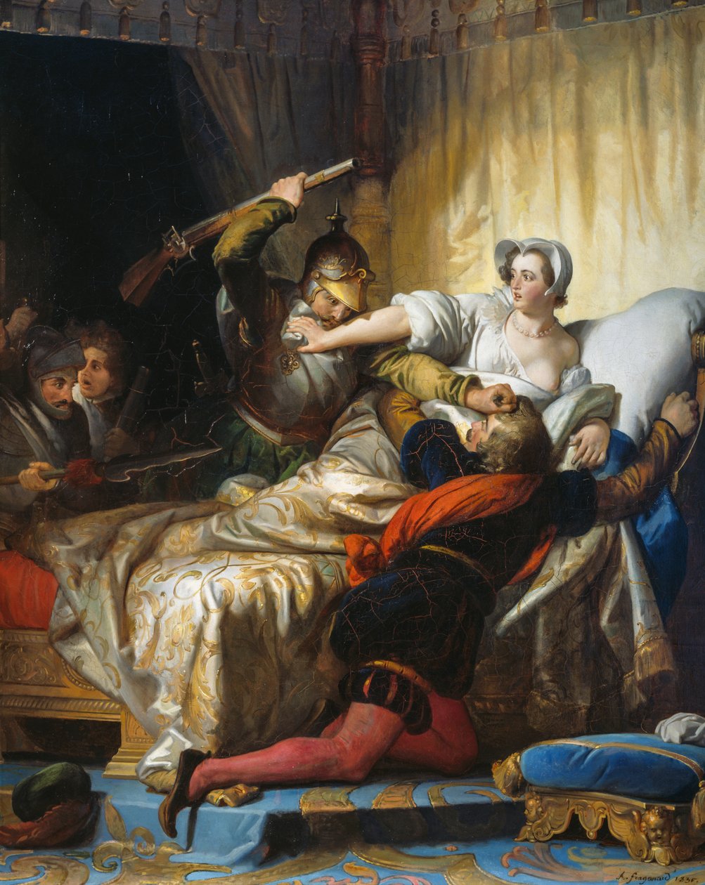 Aziz Bartholomew gecesi katliam (24 Ağustos) by Alexandre Evariste Fragonard