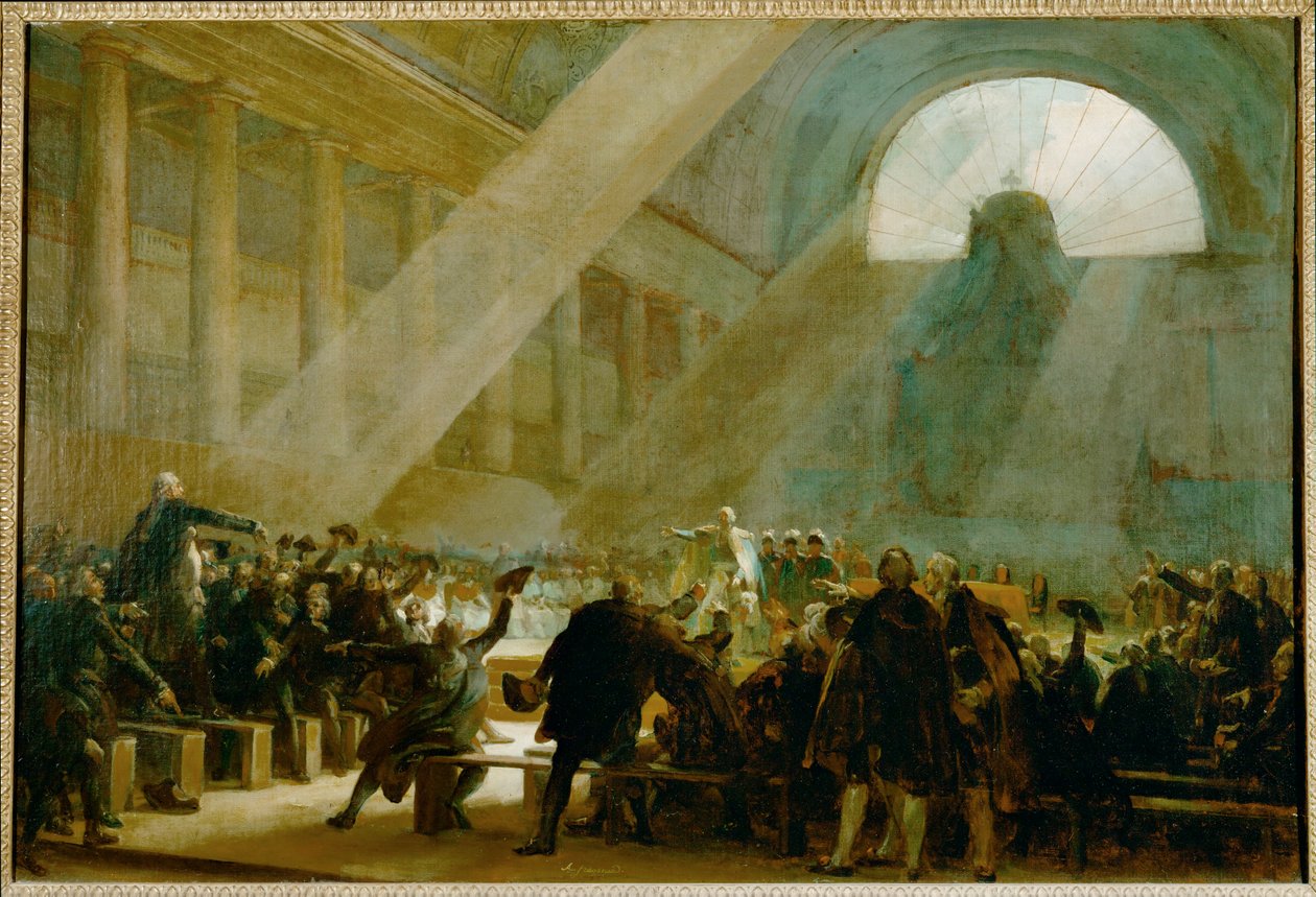 Jeu de Paume Yemini... by Alexandre Evariste Fragonard