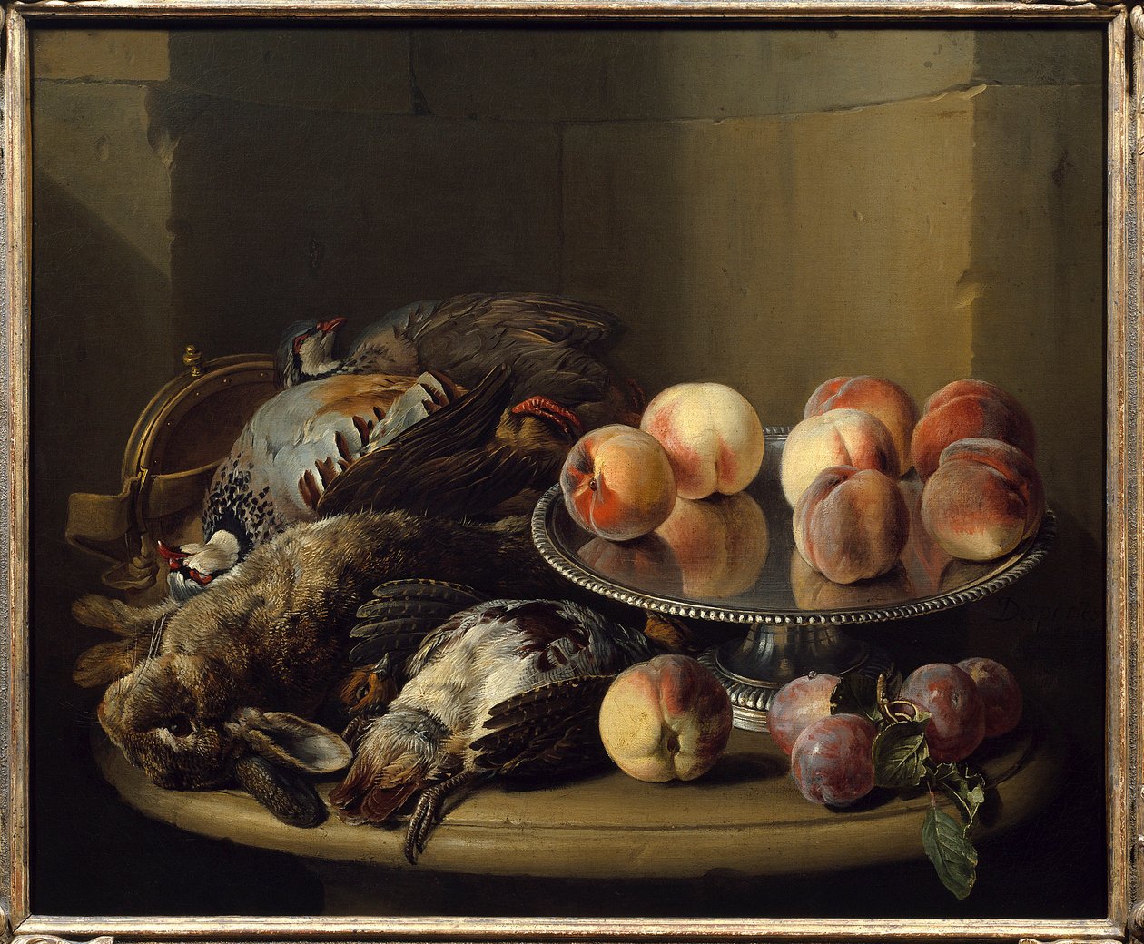 Natürmort, Oyun ve Pim Boyama Francois Desportes (1661-1743) 18. yüzyıl Paris, Dekoratif Sanatlar by Alexandre Francois Desportes