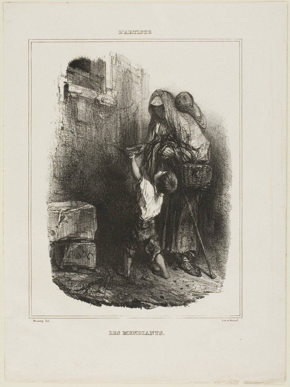 dilenciler by Alexandre Gabriel Decamps