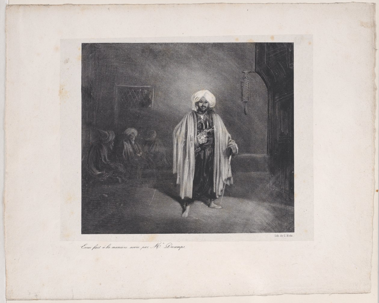 Ayakta Türk, 1831. by Alexandre Gabriel Decamps