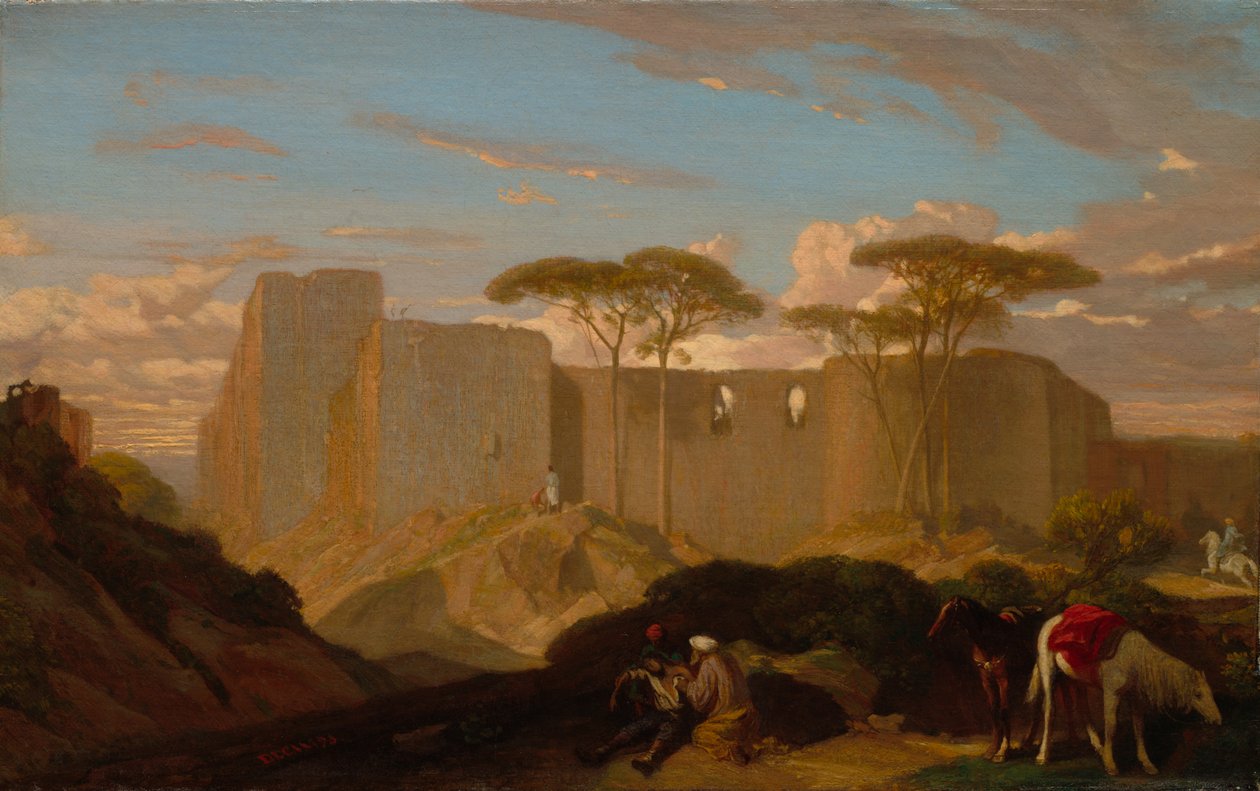 İyi Samiriyeli, c. 1842. by Alexandre Gabriel Decamps