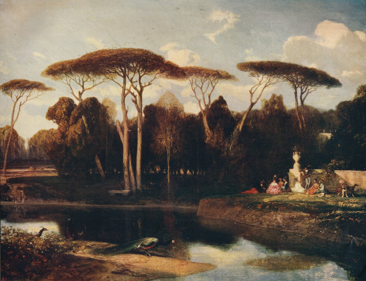 Villa Doria - Pamphili, Roma, 1838-1839, c1915 by Alexandre Gabriel Decamps