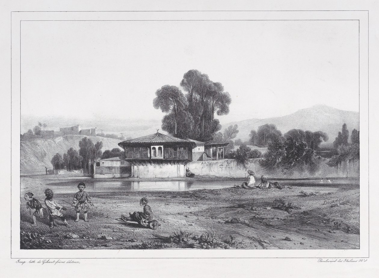Türk Kışlası, 1823-60. by Alexandre Gabriel Decamps