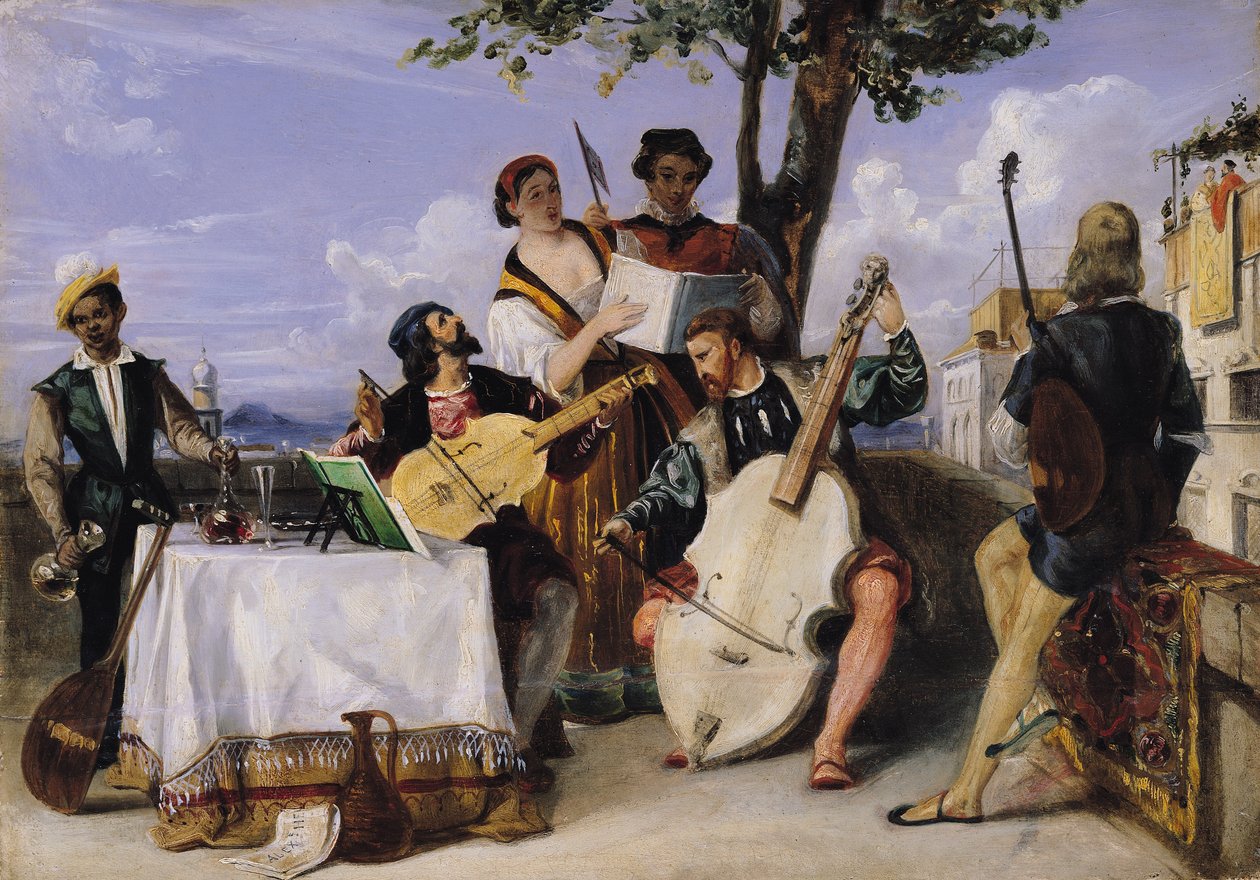 Venedik Konseri by Alexandre Jean Baptiste Hesse