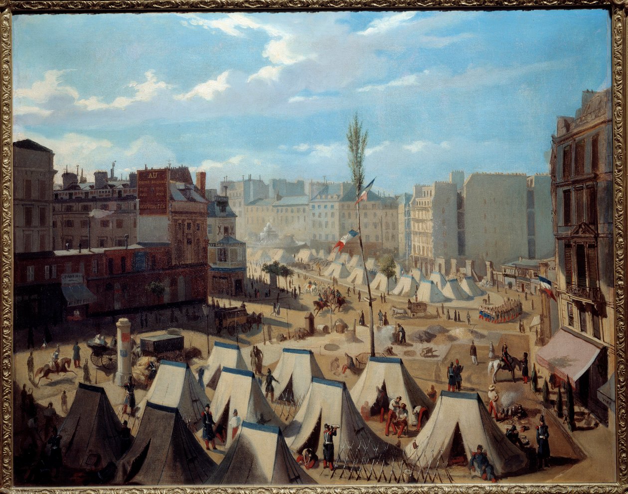 Haziran 1848 günlerinde Boulevard du Temple