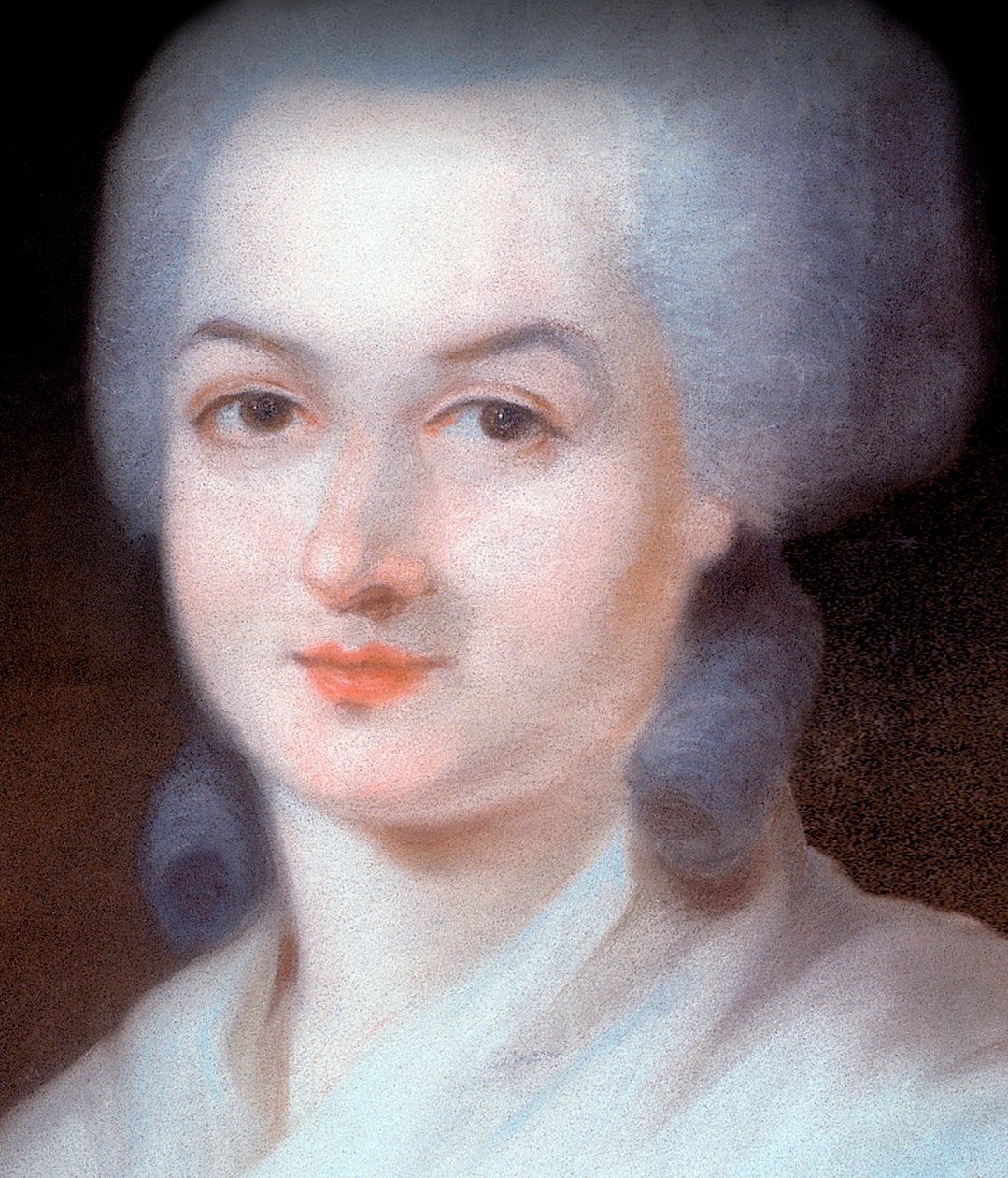 Olympe de Gouges Portresinin Detayı (Detay) (Marie Gouze, Olympe de Gouges olarak anılır) by Alexandre Kucharski