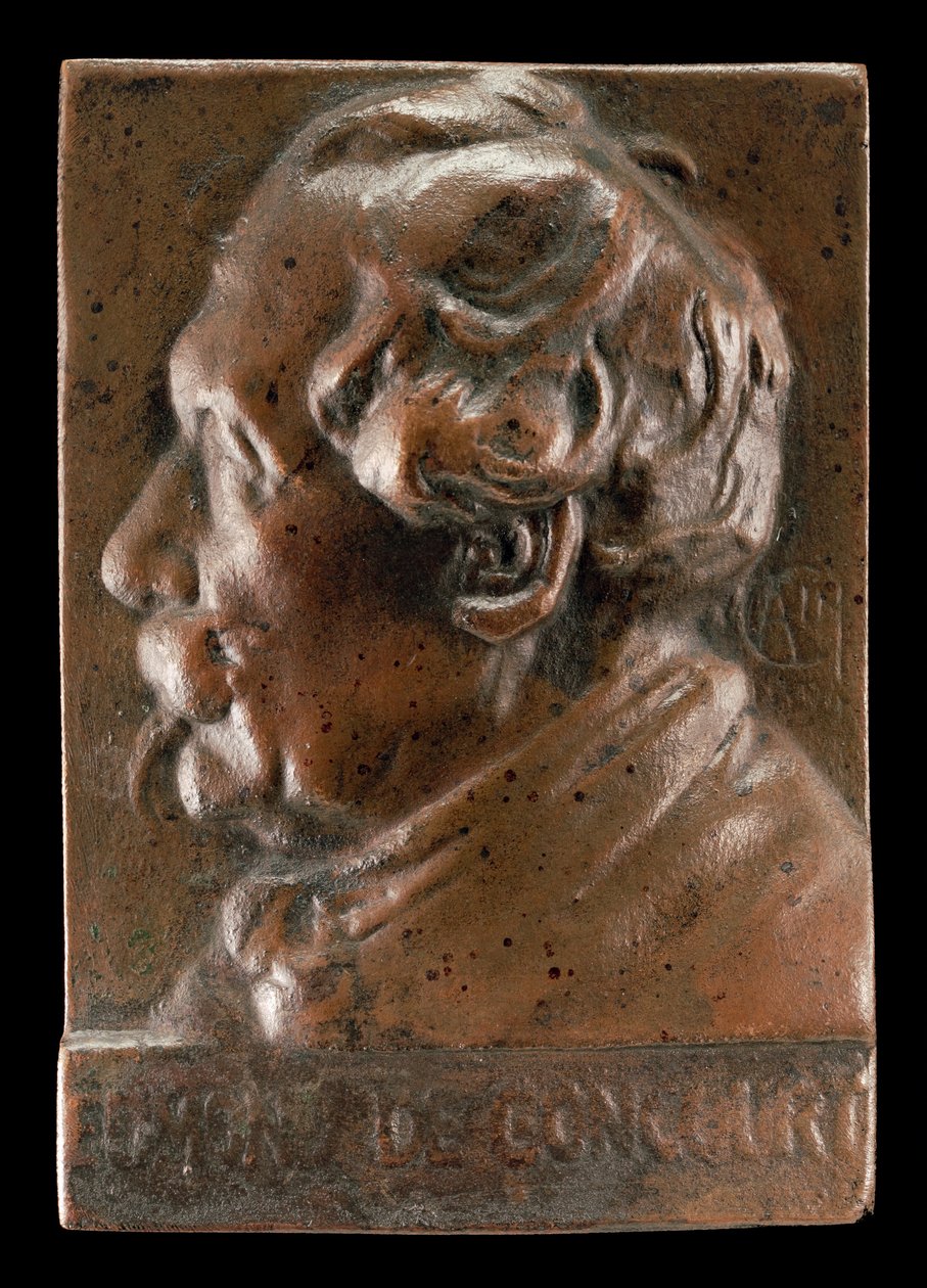 Edmond de Goncourt, 1822-1896, Yazar ve Eleştirmen, c. 1891. by Alexandre Louis Marie Charpentier