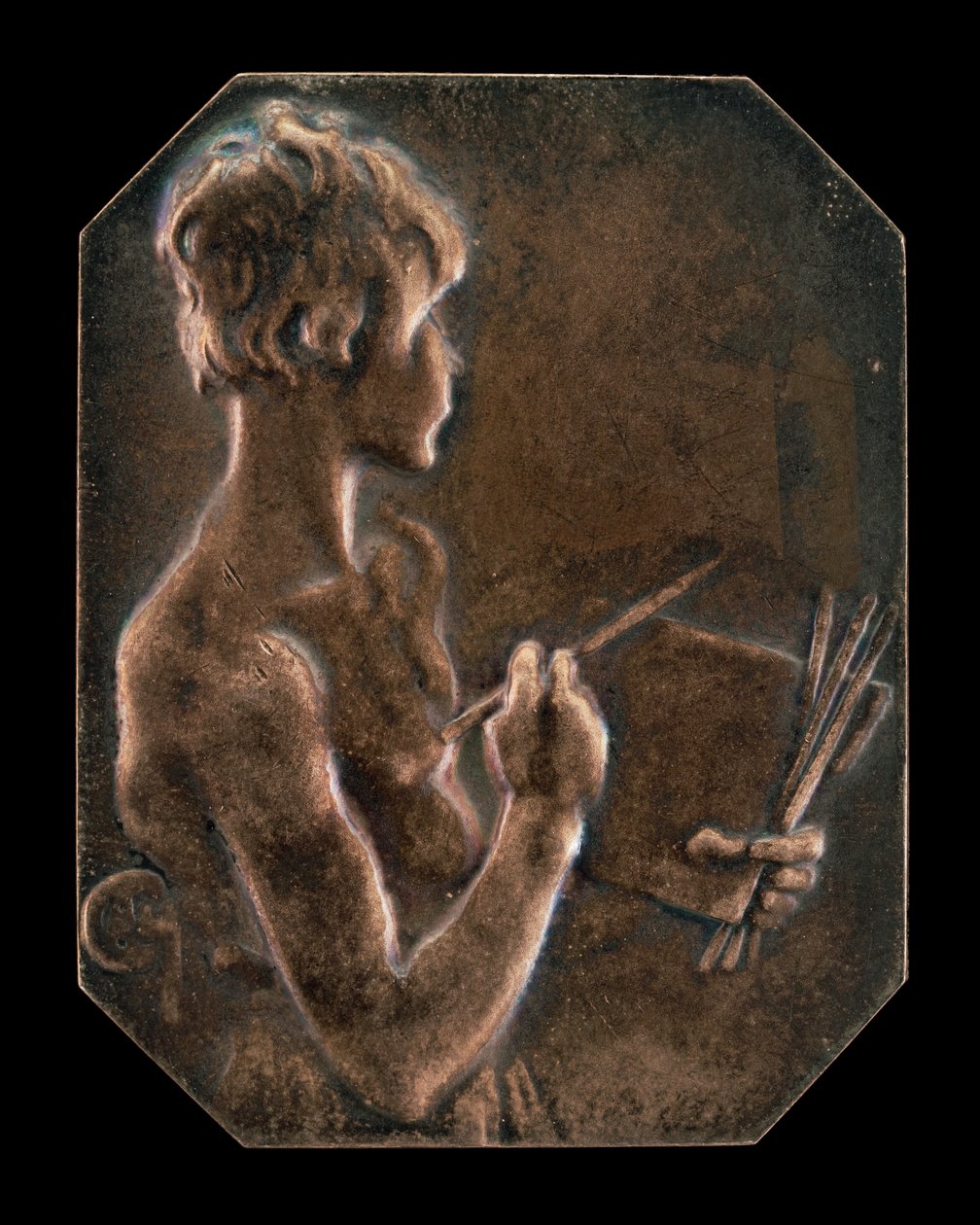 Resim Resim [ön yüz], 1897. by Alexandre Louis Marie Charpentier