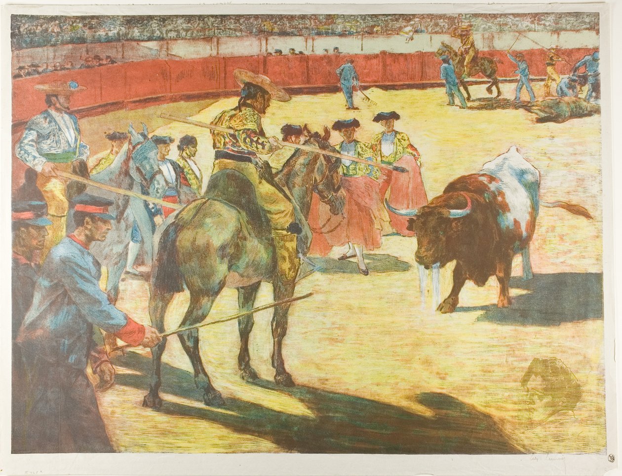 boğa güreşi by Alexandre Lunois