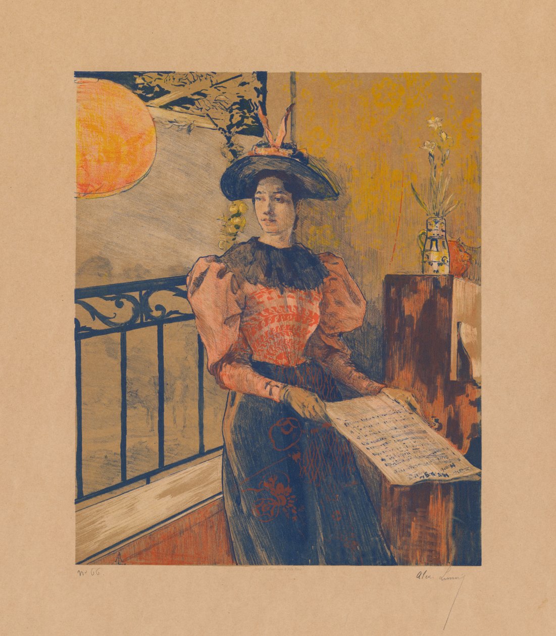 AYDINLATMA, 1893. by Alexandre Lunois