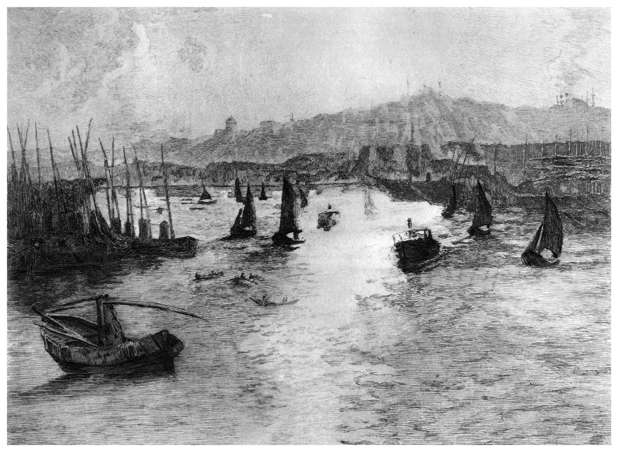 Haliç, Konstantinopolis, c1885-1910 1924 by Alexandre Lunois