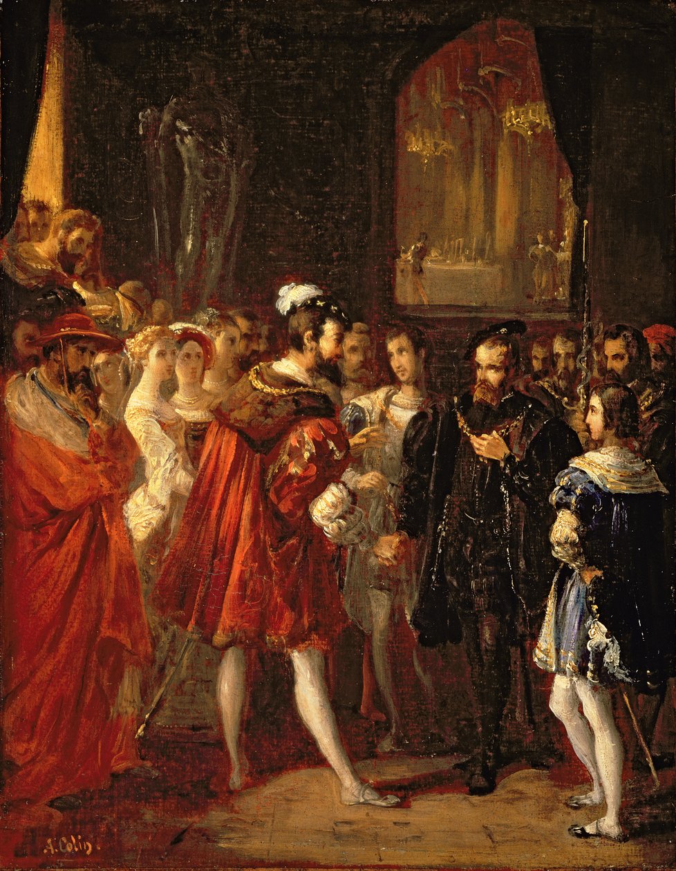 Charles V (1500-58), Francis I (1494-1547) tarafından Louvre