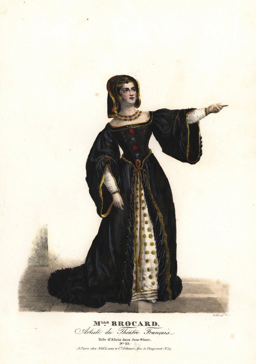 Bayan Suzanne Brocard, Nepumucene Lemercier, Theatre Français tarafından Jane Shore