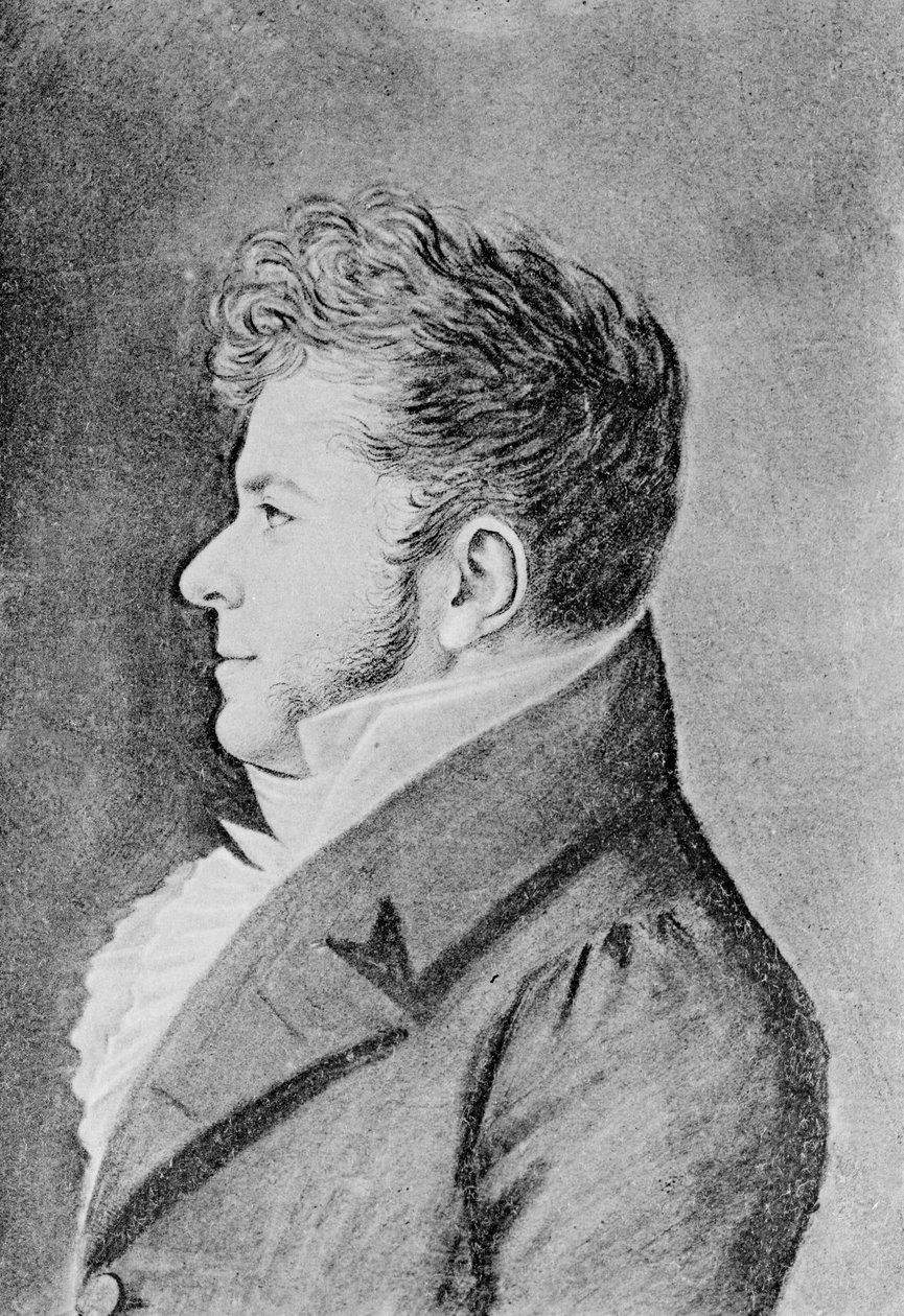 Genç Stendhal, 1815 dolayları by Alexandre Marie Longuet