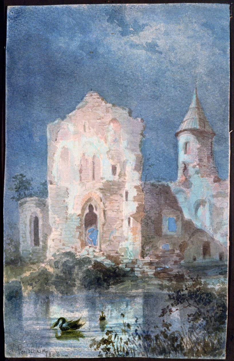 Eygue Manzarası, 1833 by Alexandre Pouchkine