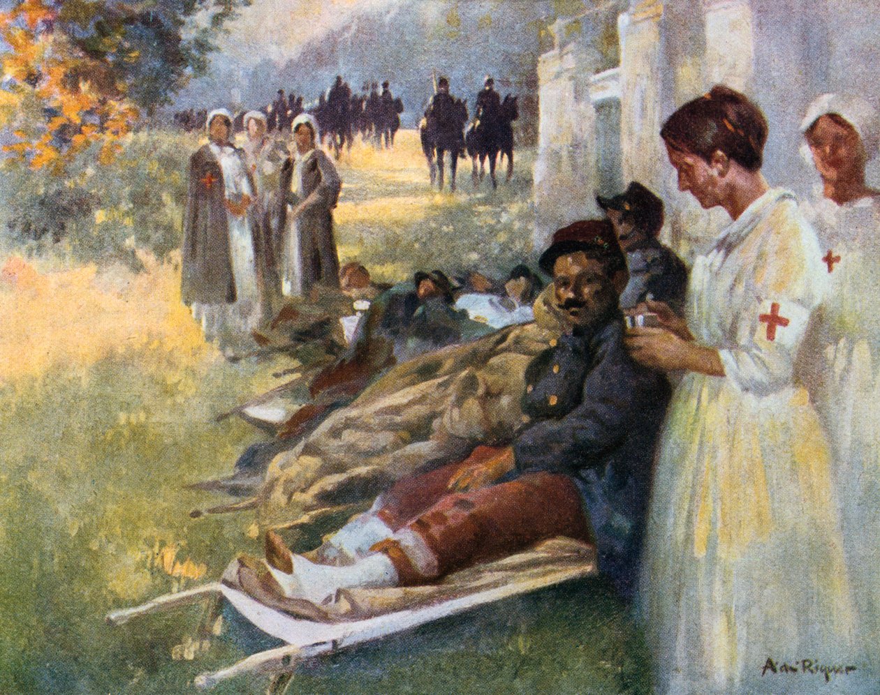 İlk Yardım, 1914 by Alexandre de Riquer