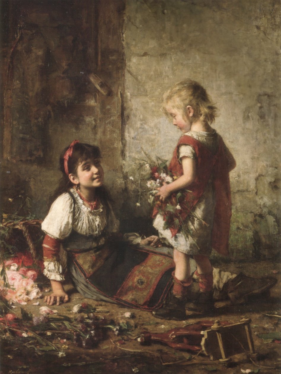 İki kız by Alexei Harlamov