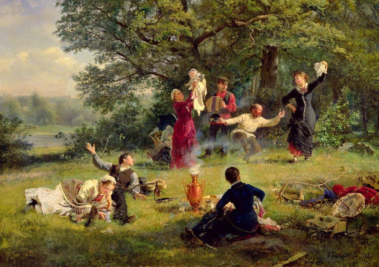 Pazar, 1884 by Alexei Korsuchin