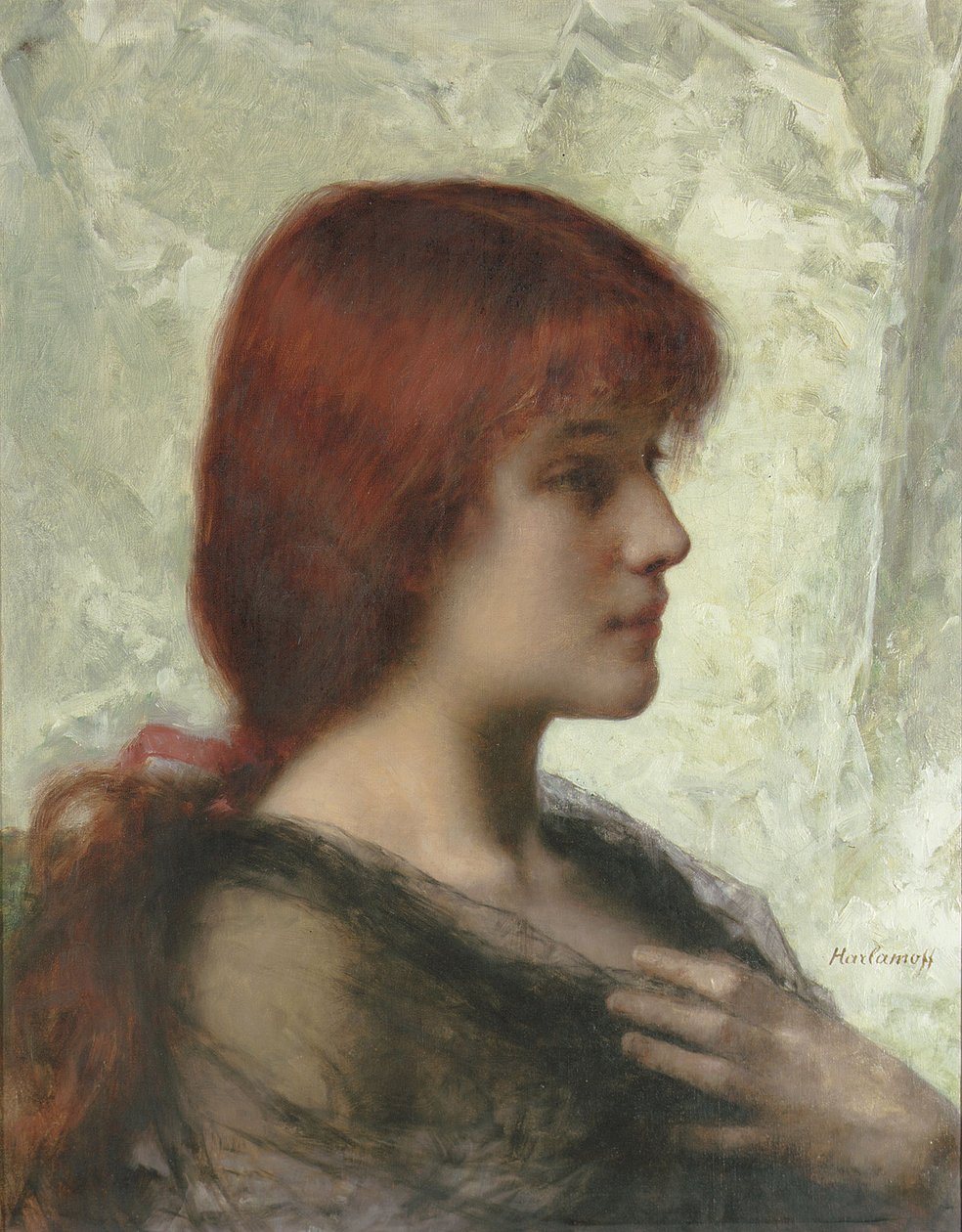 Kumral Güzeli by Alexei Alexevich Harlamoff