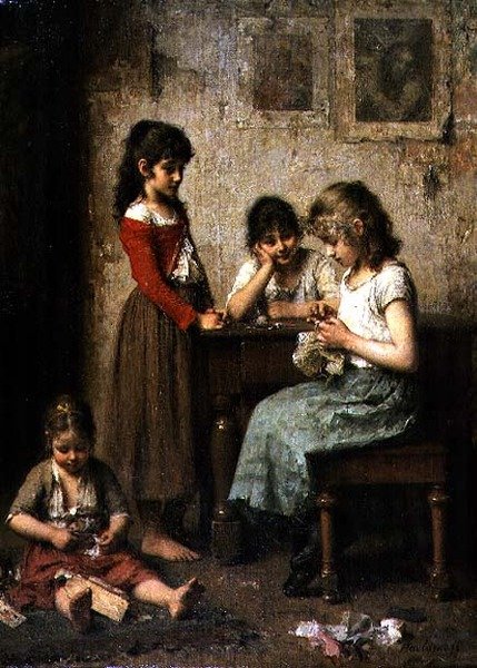 genç terzi by Alexei Alexevich Harlamoff