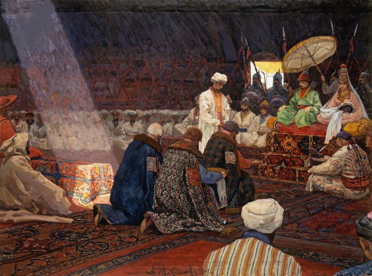 Altın Orda'da, 1907 by Alexei Fedotovich Maximov
