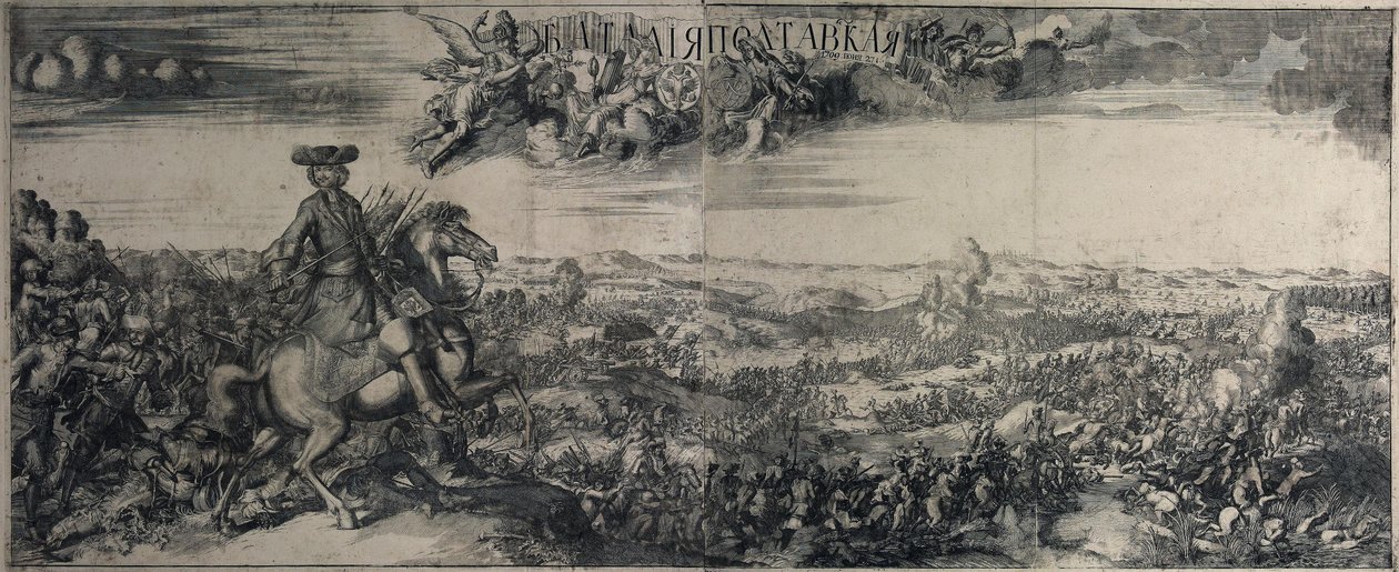 27 Haziran 1709, 1715 Poltava Savaşı by Alexei Fyodorovich Zubov