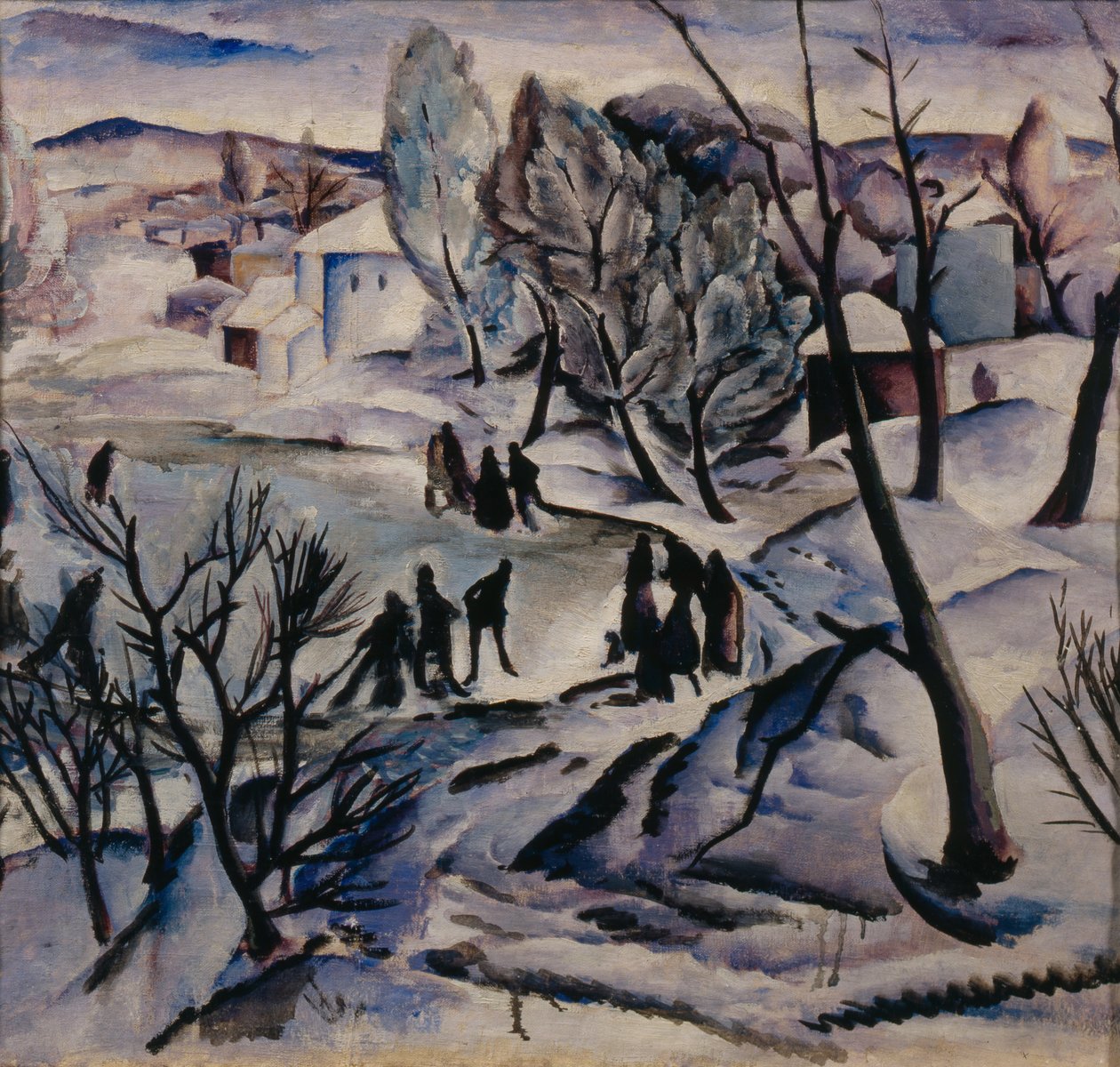 Kış. Donmuş Gölet, 1923-1924 by Alexei Ilyich Kravchenko